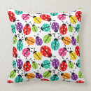 Recherche de motif coccinelle coussins Bogues