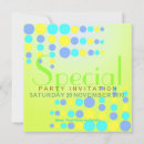 Zoek naar abstracte stippen uitnodigingen Blauw