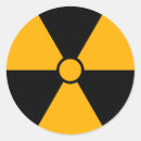 Recherche de radioactive symbol autocollants Nucléaire