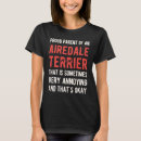 Recherche de airedale terriers tshirts Dog