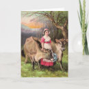 Zoek naar boerderij meisje kaarten Vintage