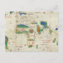 Recherche de cartographie du monde cartes postales Antique