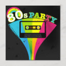 Recherche de des années 80 invitations Bande
