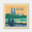 Recherche de style vintage magnets New york