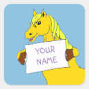 Recherche de dessin de cheval autocollants Poney