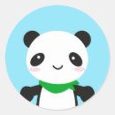 Recherche de dessin de panda autocollants Mignon