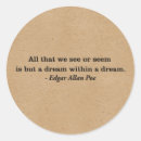 Recherche de edgar autocollants Poésie