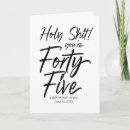 Recherche de quarante cinquième anniversaire cartes Pour elle