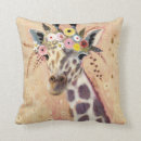 Recherche de taches de girafe coussins Zoo