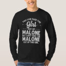 Recherche de malone tshirts York