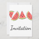Recherche de motif de pastèque invitations Fruit