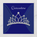 Zoek naar diamond tiara uitnodigingen Blauw