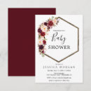 Recherche de burgundy baby shower invitations Bébé