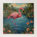 Zoek naar tropische vogels puzzels Palmbomen