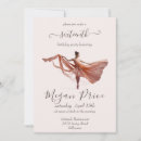 Recherche de rose brun invitations Ballerine