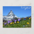 Zoek naar zwitserse alpen briefkaarten Foto