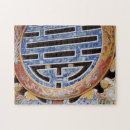 Zoek naar versierd puzzels Close up