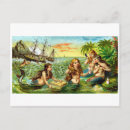 Recherche de vintage mermaid cartes postales Mythe