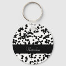 Recherche de chien dalmatien porteclés Noir et blanc