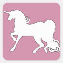 Recherche de licorne blanche autocollants Conte de fées