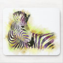 Recherche de zebre tapis souris Aquarelle