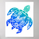 Recherche de tortue tribale posters Plage