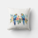 Recherche de perroquet tropical coussins Élégant