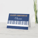 Recherche de piano anniversaire cartes Clavier