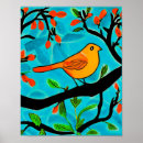 Zoek naar oranje vogel posters Lente