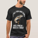 Recherche de pêche truite tshirts Humour de pêche