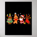 Recherche de chien de teckel posters Noël