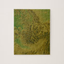 Recherche de topographie puzzles Illustration et peinture