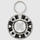 Zoek naar gokken sleutelhangers Zilver