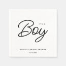 Zoek naar jongen van het baby servetten Elegant