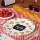 Recherche de pizza assiettes en papier Motif