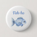 Zoek naar vissen buttons Waterverf