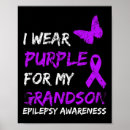 Recherche de epilepsie posters Violet