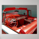 Recherche de voiture rouge posters Vintage