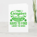 Recherche de verts de shamrock vœux cartes Clou