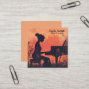 Recherche de piano vintage cartes visite Professionnel