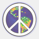 Recherche de la terre de planète autocollants Paix
