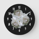 Recherche de arrière plan blanc horloges Floral