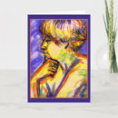 Recherche de visage femme vœux cartes Dessin
