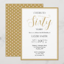 Zoek naar elegant black and gold invitations 60e verjaardag