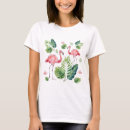 Recherche de flamingo femme tshirts Aquarelle