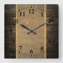 Recherche de toile jute horloges Élégant