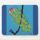 Recherche de perroquet vert tapis souris Oiseaux