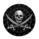 Recherche de pirates jeux de fléchettes Crâne et os