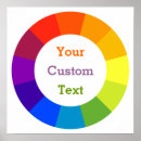 Recherche de roue de couleur posters Coloré