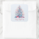 Recherche de arbre de noël bleu autocollants Pastel